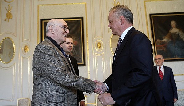 Prezident Andrej Kiska prijal Pavla Litvinova v stredu 7. novembra 2018