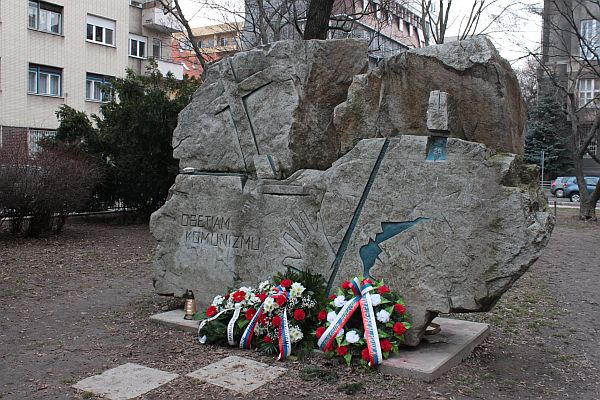 foto: pamätníka obetí komunizmu