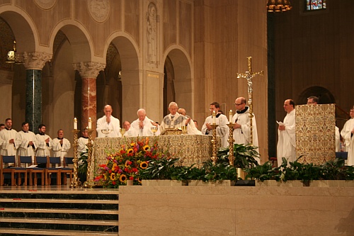 Slávnostná svätá omša v bazilike Nepoškvrneného počatia vo Washingtone.