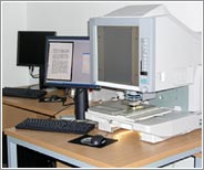 The files are electronically processed on this NMI workplace. Photo fo NMI workplace
