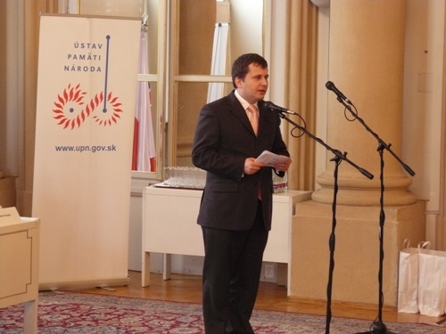 Príhovor predsedu Správnej rady ÚPN Ivana Petranského Foto: Príhovor predsedu Správnej rady ÚPN Ivana Petranského