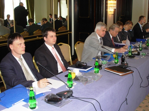 Účastníci rokovania - zľava: Róbert Letz, Ivan Petranský, Marian Gula Foto: zľava R. Letz, I. Petranský, M. Gula