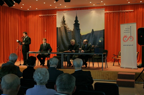 Foto: príhovor I. Petranského v Prievidzi Foto: príhovor I. Petranského v Prievidzi
