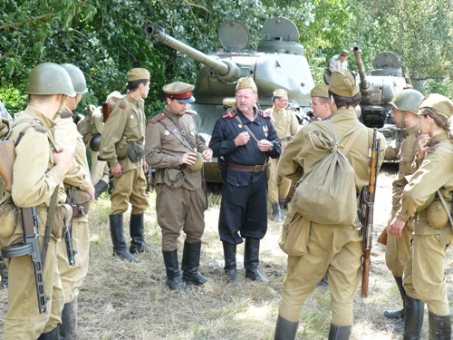 Foto: pohľad na vojakov