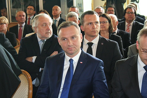 Novozvolený poľský prezident Andrzej Duda, ktorý vo svojom prejave vyzvihol činnosť a dôležitosť IPN.