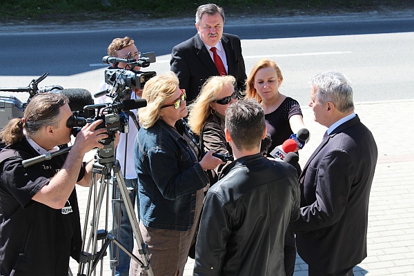 O podujatie bol veľký záujem zo strany poľských médií.