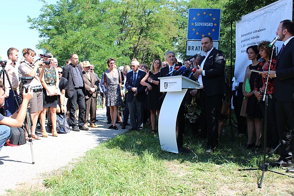 Predseda BSK Pavol Frešo vo svojom príhovore pripomenul zbytočnú smrť mladého muža. 
