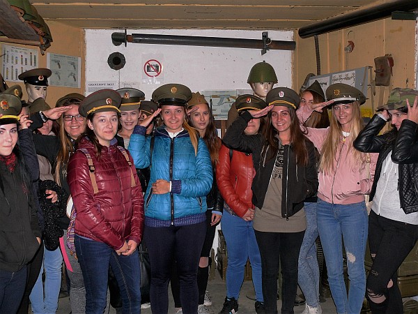 Vo Vojenskom bunkri BS-8 Hřbitov.