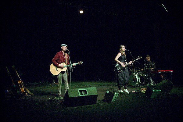 Skupina Longital počas vystúpenia na koncerte Hlas slobody