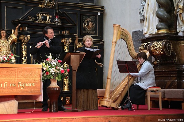 Slávnostné zahájenie 13. ročníka festivalu Mene Tekel v pražskom Kostole Panny Márie Snežnej
