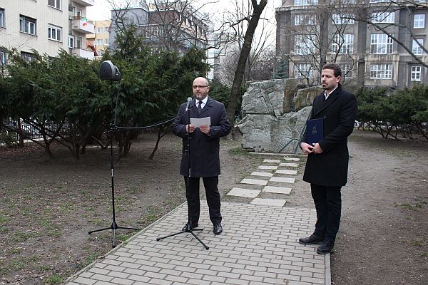 Predseda Správnej rady ÚPN Ján Pálffy počas príhovoru