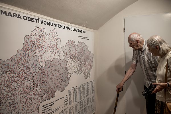 Mapa obetí komunizmu. Foto: Alexandra Keselicová