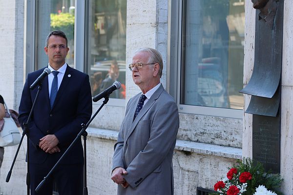 Foto: Peter Osuský počas príhovoru
