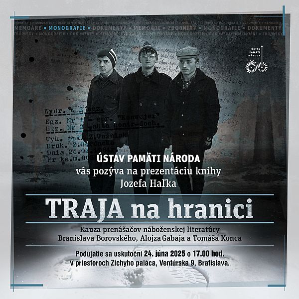 Pozvánka na prezentáciu knihy Traja na hranici