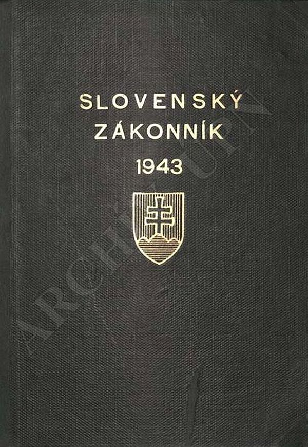 Obrázok - Slovenský zákonník 1943