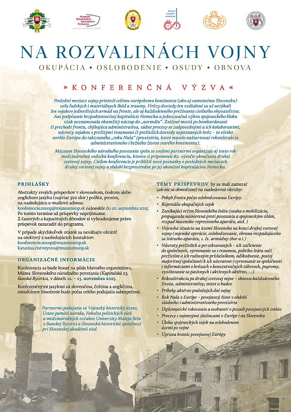 Obrázok Konferenčnej výzvy Na rozvalinách vojny