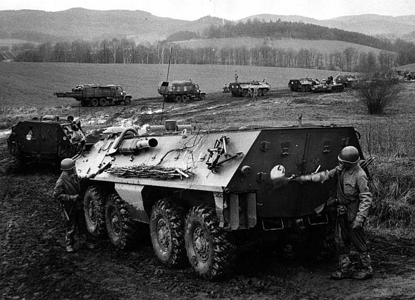 Foto: vojenské cvičenie Šumava, zdroj Vojenský historický archív v Prahe