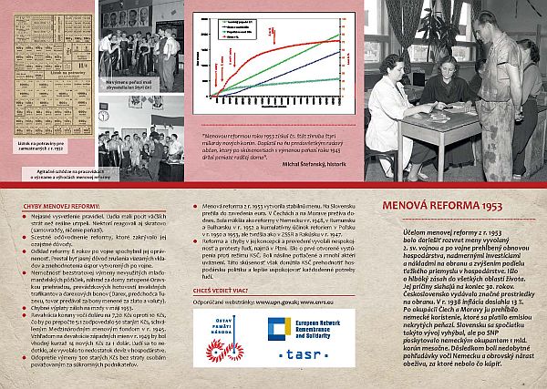 obrázok letáka Menová reforma