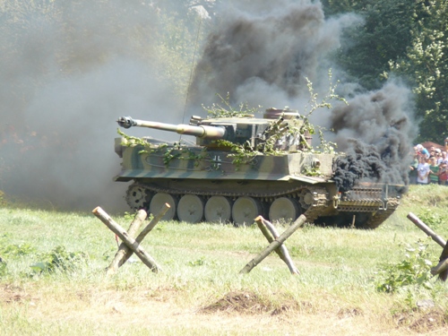 Foto: nemecký tank v akcii